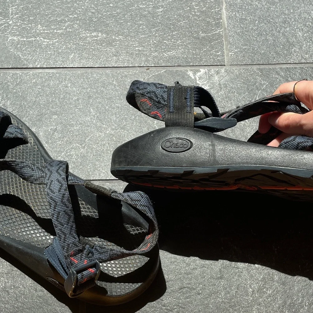 Chaco Black & Blue Men's Strappy Sport Sandals